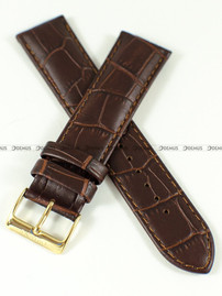 Skórzany pasek do zegarka Orient UDFJBAT, 22 mm, Brązowy