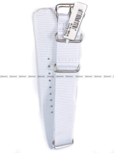 Pasek NATO nylonowy do zegarka - Fluco Field 919M-14-18 - 18 mm