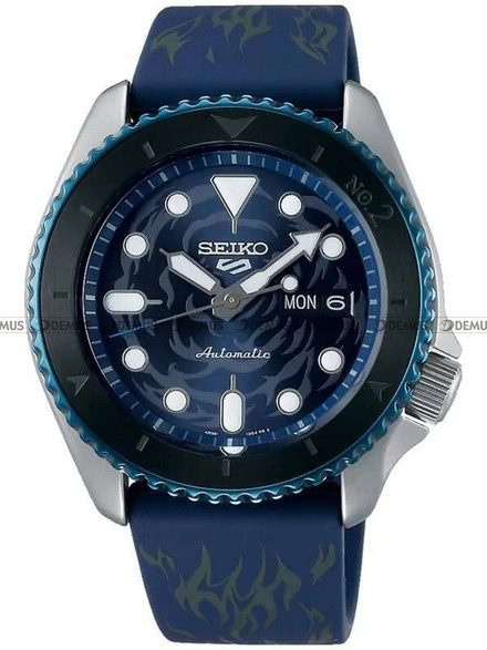 Zegarek Męski Seiko Automatic 5 Sports ONE PIECE "Sabo" SRPH71K1 - Limitowana Edycja