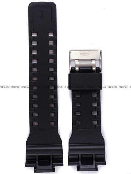 Pasek do zegarka z tworzywa Casio GA-100-GA-110-G-8900-Black, 16 mm, Czarny