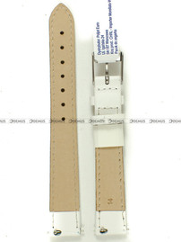 Skórzany pasek do zegarka Morellato A01X5202875017CR14, 14 mm, Biały