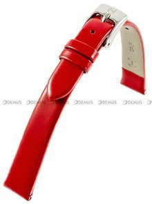 Skórzany pasek do zegarka Horido D0504.06.12S, 12 mm, Czerwony