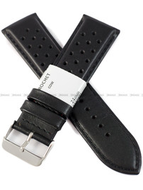 Pasek skórzany do zegarka - Rochet San Marino 5132401 - 24 mm - Czarny