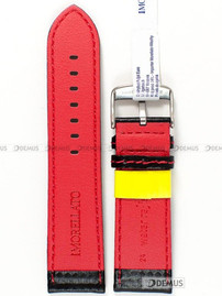 Skóropodobny pasek do zegarka Morellato A01U3586977883CR24, 24 mm, Czarny