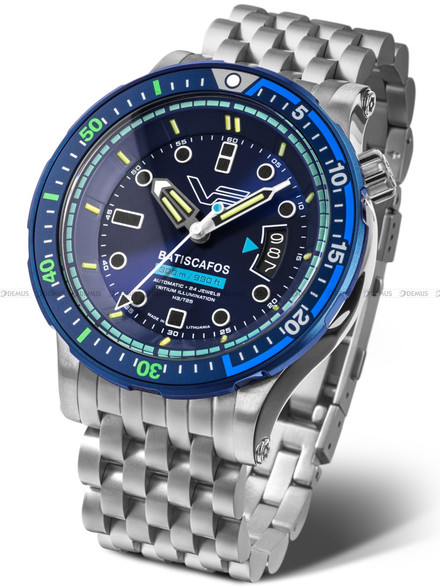 Vostok Europe Batiscafos Automatic NH35A-511E768B Zegarek Męski - Zestaw