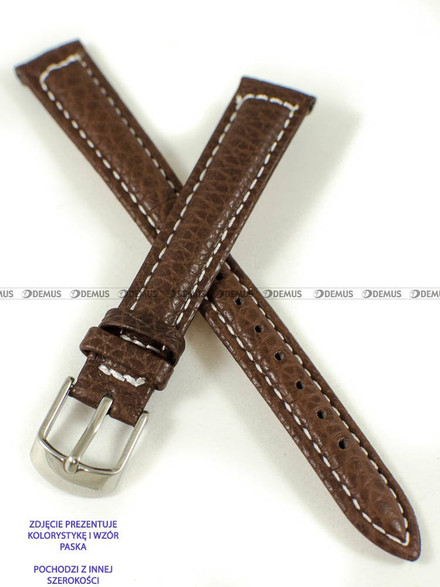 Skórzany pasek do zegarka Pacific W71.24.2.7, 24 mm, Brązowy