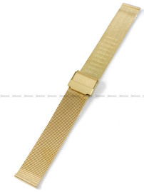 Bransoleta mesh do zegarka - Pacific MS-04-30-16MM - 16 mm - złota