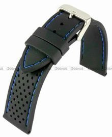 Silikonowy pasek do zegarka Horido 0015.01B.22S, 22 mm, Czarny