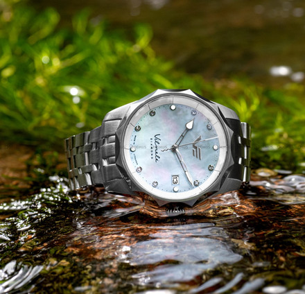 Zegarek Damski Vostok Europe Vilnele VS42-125A755B - z diamentami - Zestaw