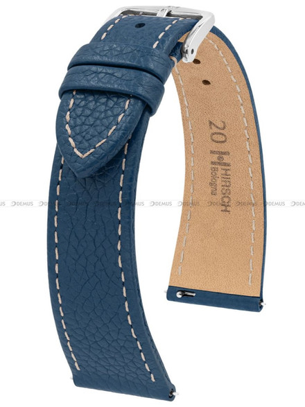 Pasek skórzany z do zegarka - Hirsch Bologna 01802180-2-20 M - 20 mm