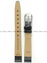 Skórzany pasek do zegarka Bisset BS-208-12-1 XL, 12 mm, Czarny