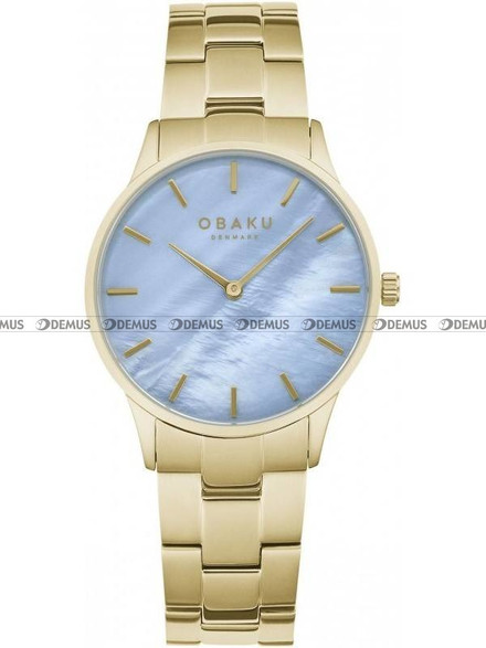 Zegarek Damski Obaku Lyng Lille Ocean Gold V247LXGMSG
