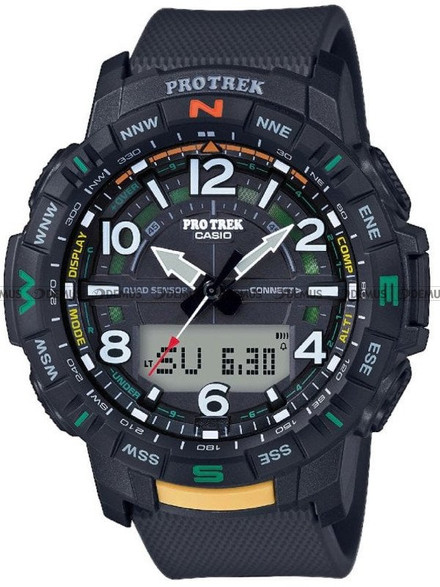 Zegarek Casio PROTREK PRT-B50-1ER Męski, Kwarcowy, Wskazówkowo-Elektroniczny