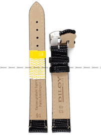 Pasek skórzany do zegarka - Diloy 407.16.1 - 16 mm