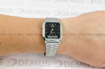 Zegarek Casio AQ-230A-1DMQYES Unisex, Kwarcowy, Wskazówkowo-Elektroniczny