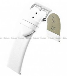 Skórzany pasek do zegarka Horido 4504.09.22S, 22 mm, Biały