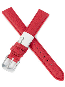 Pasek skórzany do zegarka - Rochet Buffalo 5020405 - 14 mm - Czerwony