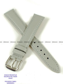 Skórzany pasek do zegarka Pacific W94.14.6.6, 14 mm, Szary