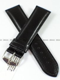 Skórzany pasek do zegarka Horido 0158.01.22S, 22 mm, Czarny