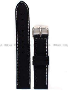 Silikonowy pasek do zegarka Chermond PG10.20.1.7, 20 mm, Czarny