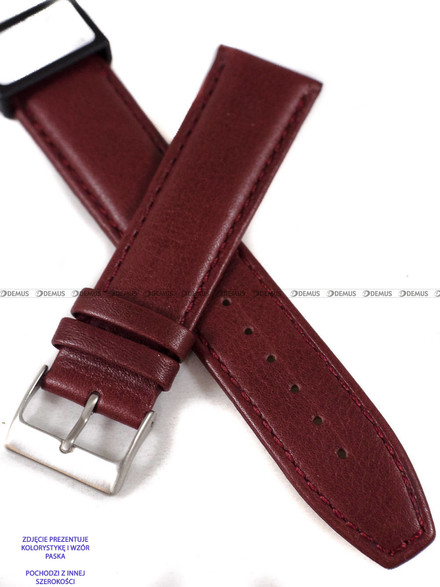 Pasek skórzany do zegarka - Condor 388R.04.20.W - 20 mm
