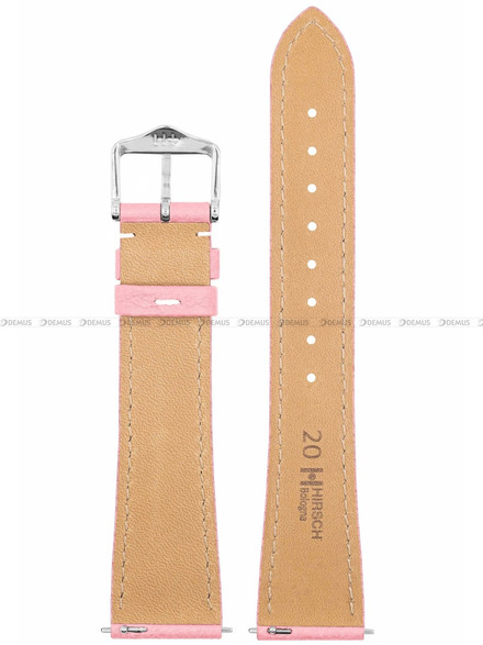 Pasek skórzany z do zegarka - Hirsch Bologna 01802022-2-20 L - 20 mm