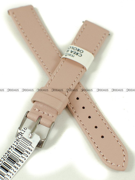 Skórzany pasek do zegarka Morellato A01X5202875128CR16, 16 mm, Różowy