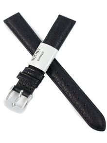 Pasek skórzany do zegarka - Rochet Buffalo 5020401 - 14 mm - Czarny