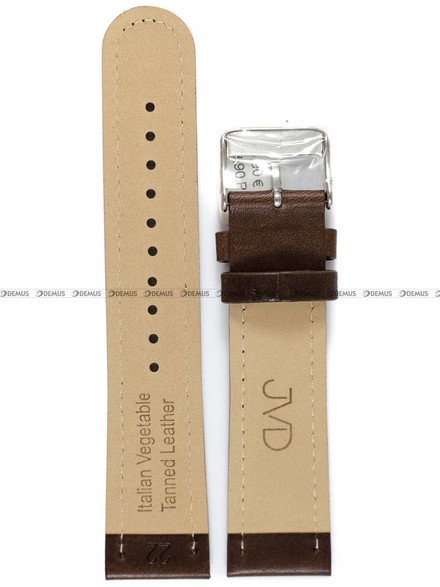 Pasek skórzany do zegarka - JVD R41602/22XL - 22 mm - XL