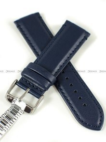 Skórzany pasek do zegarka Morellato A01X5274C91062CR24, 24 mm, Niebieski