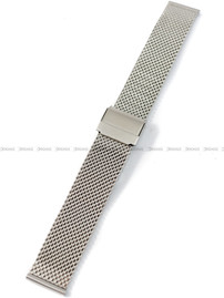 Bransoleta mesh do zegarka - Pacific MS-08-31-18MM - 18 mm - srebrna