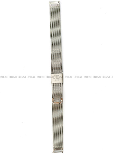 Bransoleta mesh do zegarka - BMS01.12.BZ-CSP - 12 mm - srebrna