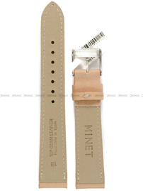 Pasek skórzany do zegarka - Minet MSTUE18 - 18 mm
