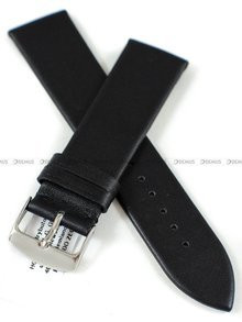 Skórzany pasek do zegarka Horido 0203.01.22S, 22 mm, Czarny