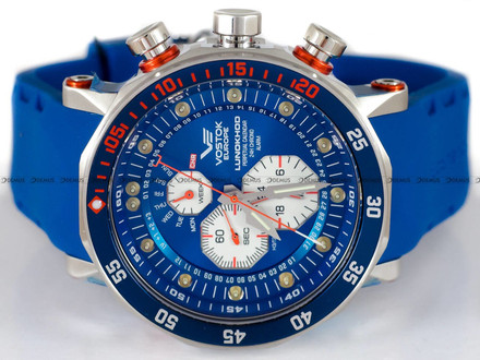 Zegarek Męski Vostok Europe Lunokhod-2 YM86-620A636B