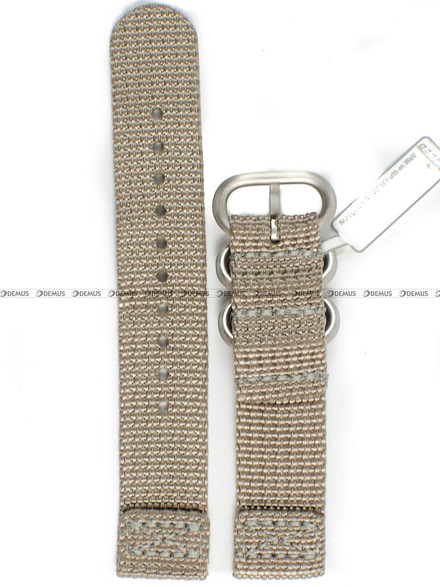 Pasek Bawełniany do zegarka - Fluco Cotton 760M-22-20 - 20 mm