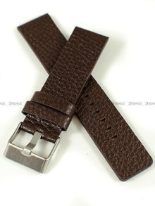 Skórzany pasek do zegarka Pacific W60.22.2, 22 mm, Brązowy