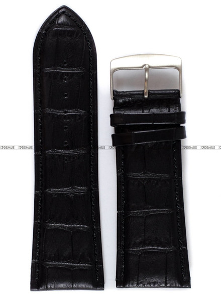 Skórzany pasek do zegarka Horido 0189.01.30S-MAT, 30 mm, Czarny