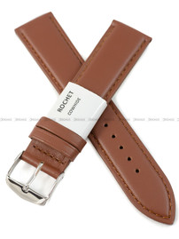 Pasek skórzany do zegarka - Rochet Miami 5412003ST - 20 mm - Brązowy