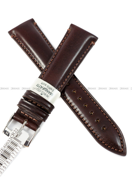 Wodoodporny Pasek do zegarka skórzany - Morellato A01X6122E40032CR22 - 22 mm