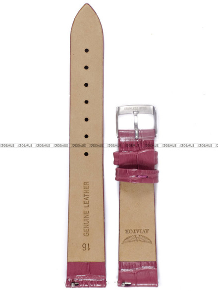 Pasek skórzany do zegarka Aviator V.1.33.0.264.4 - 16 mm