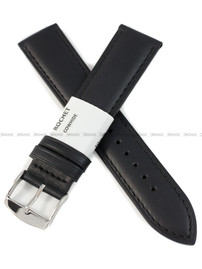 Pasek skórzany do zegarka - Rochet Miami 5412001ST - 20 mm - Czarny