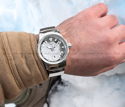 Vostok Europe Expedition Glacier NH35A-592A784BS1 Zegarek Męski - Limitowana Edycja - Silikonowy pasek w zestawie