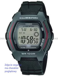 Pasek z tworzywa do zegarków Casio HDD-600 - 18 mm