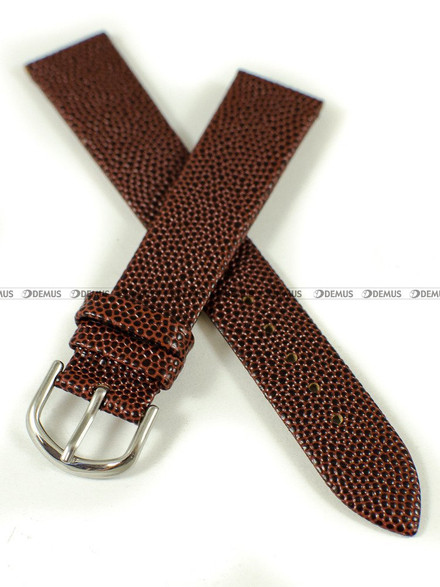 Skórzany pasek do zegarka Pacific W42.18.2, 18 mm, Brązowy