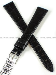 Skórzany pasek do zegarka Morellato A01D1563821019CR14, 14 mm, Czarny