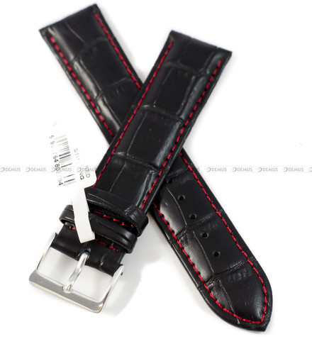 Pasek skórzany do zegarka - Chermond A160L.22.1.4-XL-BŁ - 22 mm