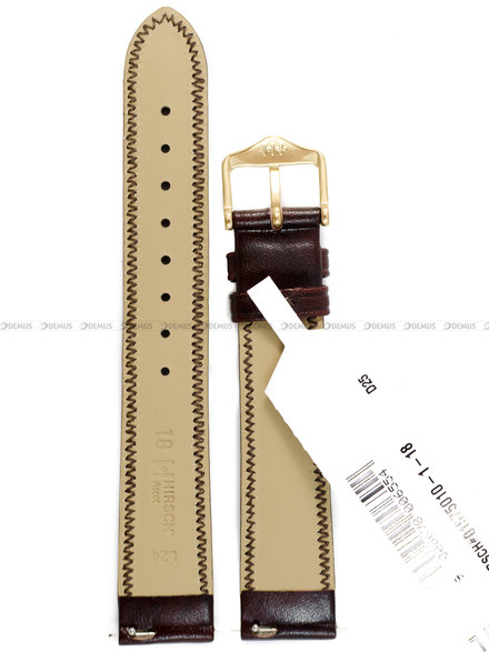 Pasek skórzany z do zegarka - Hirsch Ascot 01575010-1-18 - 18 mm