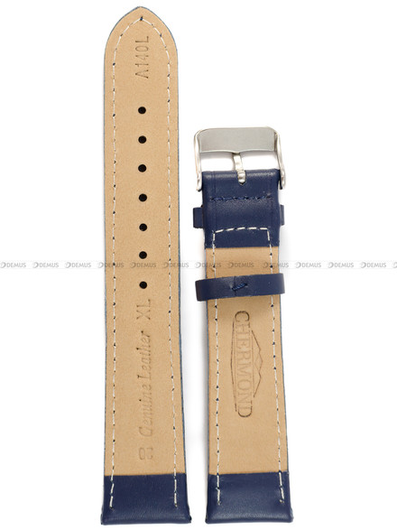 Pasek skórzany do zegarka - Chermond A140L.20.5 - 20 mm - XL