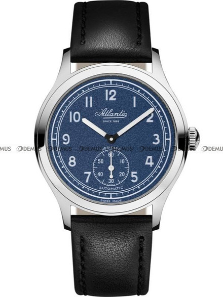 Zegarek Męski Atlantic Worldmaster Heritage Military 1951 53760.41.53 - Dodatkowy pasek w zestawie